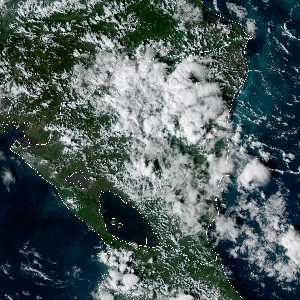 météo tropicale : Image satellite .