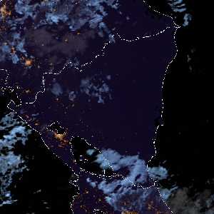 météo tropicale : Image satellite .