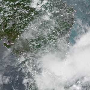 météo tropicale : Image satellite .