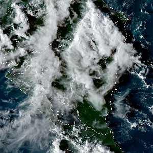 météo tropicale : Image satellite .
