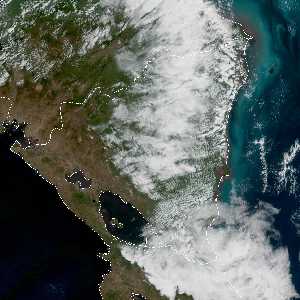 météo tropicale : Image satellite .