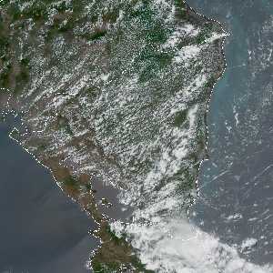 météo tropicale : Image satellite .