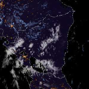 météo tropicale : Image satellite .