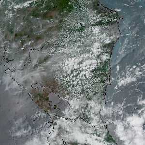 météo tropicale : Image satellite .