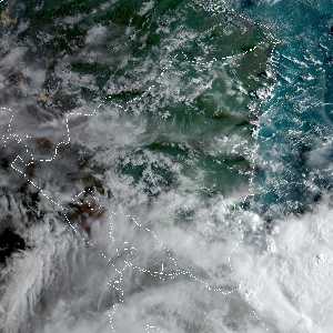 météo tropicale : Image satellite .