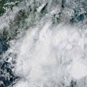 météo tropicale : Image satellite .