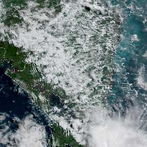 météo tropicale : Image satellite .