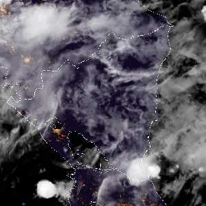 météo tropicale : Image satellite .