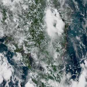météo tropicale : Image satellite .
