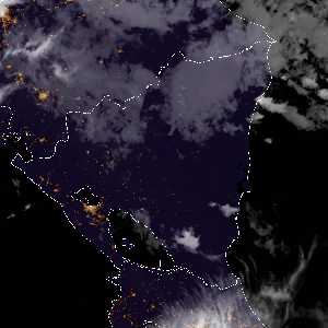 météo tropicale : Image satellite .