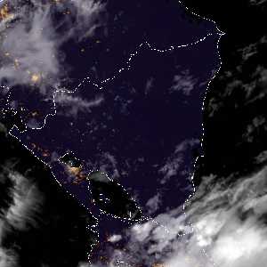 météo tropicale : Image satellite .