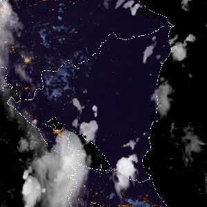 météo tropicale : Image satellite .