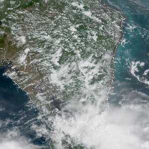 météo tropicale : Image satellite .