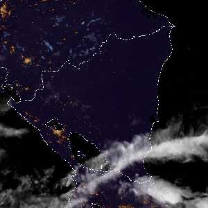 météo tropicale : Image satellite .