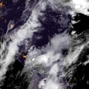 météo tropicale : Image satellite .