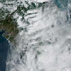 météo tropicale : Image satellite .
