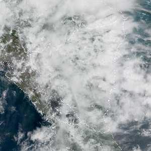 météo tropicale : Image satellite .