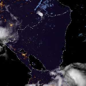 météo tropicale : Image satellite .