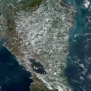 météo tropicale : Image satellite .