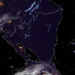 météo tropicale : Image satellite .