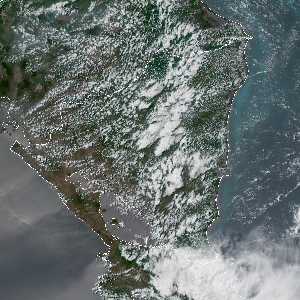 météo tropicale : Image satellite .
