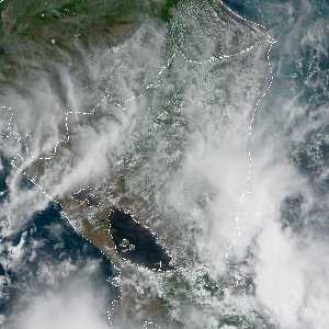 météo tropicale : Image satellite .