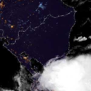 météo tropicale : Image satellite .