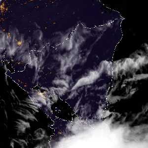 météo tropicale : Image satellite .