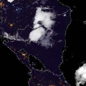 météo tropicale : Image satellite .