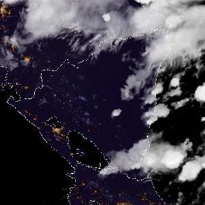 météo tropicale : Image satellite .