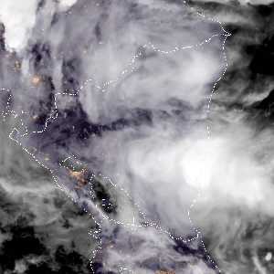 météo tropicale : Image satellite .