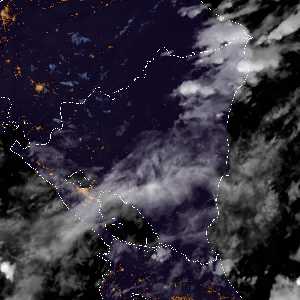 météo tropicale : Image satellite .