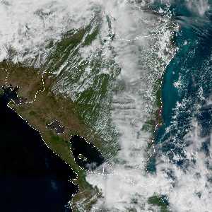 météo tropicale : Image satellite .
