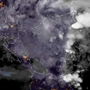 météo tropicale : Image satellite .