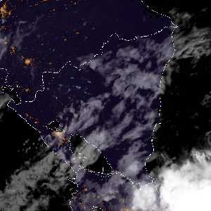 météo tropicale : Image satellite .