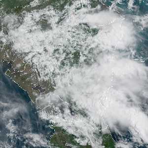 météo tropicale : Image satellite .