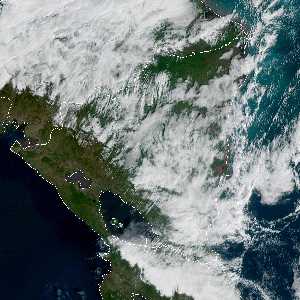 météo tropicale : Image satellite .