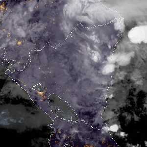 météo tropicale : Image satellite .