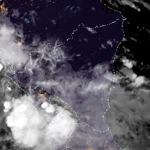 météo tropicale : Image satellite .