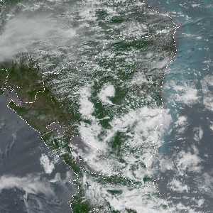 météo tropicale : Image satellite .
