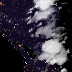 météo tropicale : Image satellite .