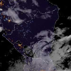 météo tropicale : Image satellite .