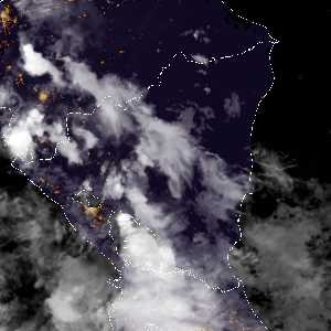 météo tropicale : Image satellite .