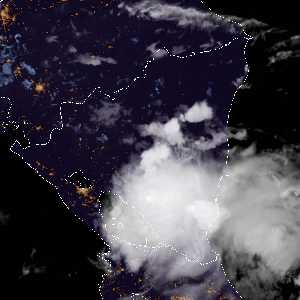 météo tropicale : Image satellite .