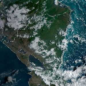 météo tropicale : Image satellite .