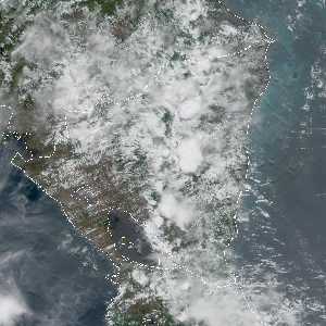météo tropicale : Image satellite .