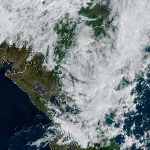 météo tropicale : Image satellite .