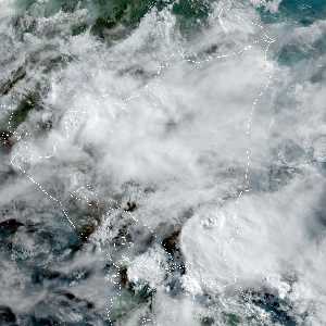 météo tropicale : Image satellite .
