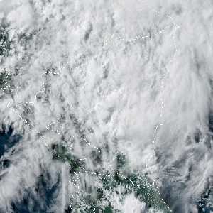 météo tropicale : Image satellite .
