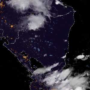 météo tropicale : Image satellite .